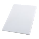 Winco Polyethylene Cutting Board, 3/4inH x 18inW x 24inD, White