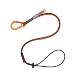 Ergodyne Squids 3104F(x) Tool Lanyard, 38in, Orange/Gray