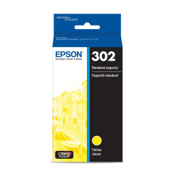 Epson 302 Claria Premium Yellow Ink Cartridge, T302420-S