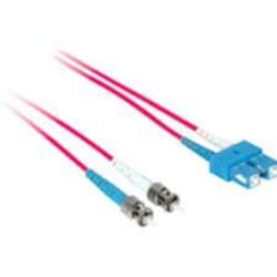 C2G 1m SC-ST 50/125 OM2 Duplex Multimode PVC Fiber Optic Cable - Red - Patch cable - ST multi-mode (M) to SC multi-mode (M) - 1 m - fiber optic - duplex - 50 / 125 micron - OM2 - red