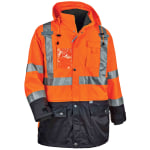 Ergodyne GloWear 8388 4-In-1 Type R Class3/2 Thermal Jacket Kit, Small, Orange