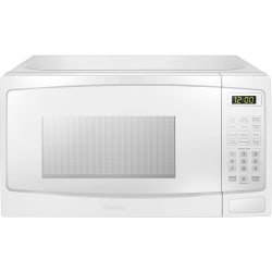 Danby 0.7 cuft White Microwave - 0.7 ftÃƒâ€šÃ‚Â³ Capacity - Microwave - 10 Power Levels - 700 W Microwave Power - 10in Turntable - 120 V AC - 15 A Fuse - Countertop - White