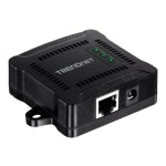 TRENDnet Gigabit PoE Splitter, 1 x Gigabit PoE Input Port, 1 x Gigabit Output Port, Up to 100m (328 ft), Supports 5V, 9V, 12V Devices, 802.3af PoE Compatible, PoE Powered, Black, TPE-104GS - Gigabit PoE Splitter