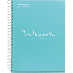 Roaring Spring Fashion Tint Wirebound Notebook, 8 1/2in x 11in, 1 Subject, Teal