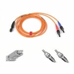 Belkin Duplex Fiber Optic Patch Cable - ST Male - MT-RJ Male - 10ft - Orange