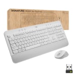 Logitech Signature MK650 Combo For Business Wireless Mouse and Keyboard Combo, Off White