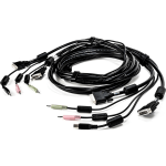 AVOCENT KVM Cable - 10 ft, Dual Display, DVI-I, 1 x USB, 2 x Audio, Standard KVM cable