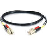 C2G-2m LC-LC 62.5/125 OM1 Duplex Multimode PVC Fiber Optic Cable - Black - Fiber Optic for Network Device - LC Male - LC Male - 62.5/125 - Duplex Multimode - OM1 - 2m - Black