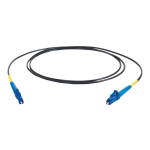 C2G 3m LC-LC 9/125 Simplex Single Mode OS2 Fiber Cable - Black - 10ft - Patch cable - LC single-mode (M) to LC single-mode (M) - 3 m - fiber optic - simplex - 9 / 125 micron - OS2 - black