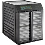 Excalibur Dual-Zone 10-Tray Food Dehydrator, 16inH x 12inW x 18inD, Black