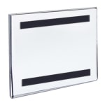 Azar Displays Magnetic Sign Holders, 5-1/2in x 5-1/2in, Clear, Pack Of 10 Holders