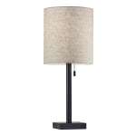 Adesso Liam Table Lamp, 22inH, Dark Bronze