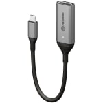 Alogic Ultra 15cm USB-C (Male) to DisplayPort (Female) Adapter - 4K 60Hz - 5.91in DisplayPort/USB A/V Cable for MAC, Chromebook, Computer, TV, Projector, Monitor, Audio/Video Device - First End: 1 x DisplayPort Digital Audio/Video - Female