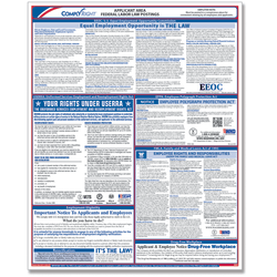 ComplyRight Federal Applicant Area Poster, English, 16in x 20in