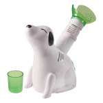 HealthSmart Kids Personal Steam Inhaler Vaporizer, Digger Dog, 4 1/2inH x 9 3/4inW x 10inD, White