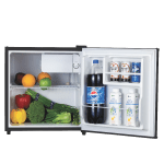 Lorell 1.6 Cu Ft Compact Refrigerator, Black