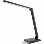 Lorell LED USB Smart Device Station Task Light, Dimmable, Black