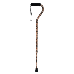 DMI Lightweight Adjustable Aluminum Cane, 39in, Leopard