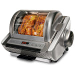 Ronco EZ-Store Rotisserie Oven, Silver