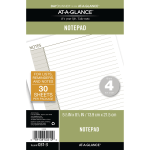 AT-A-GLANCE Day Runner Notepad, Topbound, 5-1/2in x 8-1/2in, Undated