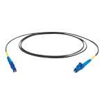 C2G 1m LC-LC 9/125 Simplex Single Mode OS2 Fiber Cable - Black - 3ft - Patch cable - LC single-mode (M) to LC single-mode (M) - 1 m - fiber optic - simplex - 9 / 125 micron - OS2 - black