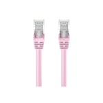 Belkin High Performance - Patch cable - RJ-45 (M) to RJ-45 (M) - 20 ft - UTP - CAT 6 - molded, snagless - pink - for Omniview SMB 1x16, SMB 1x8; OmniView SMB CAT5 KVM Switch