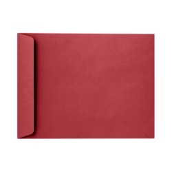 LUX Open-End Envelopes, 6in x 9in, Peel & Press Closure, Ruby Red, Pack Of 500