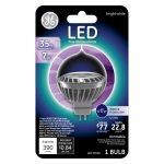 GE MR16 Dimmable 390 Lumens Indoor Floodlight LED Bulb, 7 Watt, 3000 Kelvin