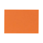 LUX Flat Cards, A6, 4 5/8in x 6 1/4in, Mandarin Orange, Pack Of 250