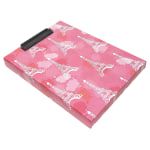 Snap-N-Store Storage Clipboard, 1-3/4in x 12-5/8in, Paris Pink