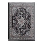 Linon Innova Area Rug, 5-29/50ft x 9-29/50ft, Guthrie Black/Cream