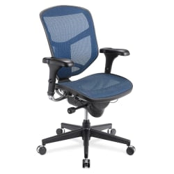 Sinfonia Song Ergonomic Mesh/Fabric High-Back Task Chair With Antimicrobial Protection, Loop Arms, Headrest, Copper/Gray/Black