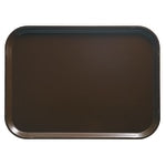 Cambro Camtray Rectangular Serving Trays, 15in x 20-1/4in, Brazil Brown, Pack Of 12 Trays