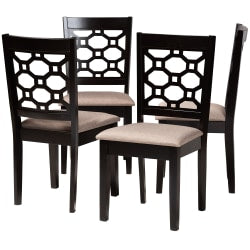 Flash Furniture Restaurant Stack Chairs, Black, Set Of 4 Chairs