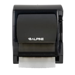 Alpine Economy Paper Towel Roll Dispenser, 13-3/8inH x 9-9/16inW x 10-15/16inD, Black