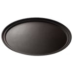 Cambro Camtread Oval Serving Trays, 27inW, Dark Brown, Pack Of 6 Trays