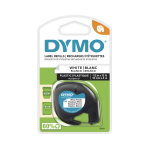 DYMO LT 91331 Black-On-White Tape, 0.5in x 13ft