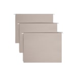 Smead Hanging File Folders, Letter Size, Gray, Box Of 25 Folders