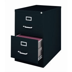 WorkPro 26-1/2inD Vertical 2-Drawer File Cabinet, Putty