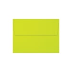 LUX Invitation Envelopes, A7, Peel & Stick Closure, Wasabi, Pack Of 50