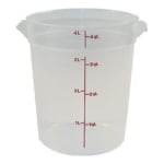 Cambro Food Storage Container, 4 Qt, Clear