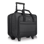 Solo New York Carnegie Rolling Case with 15.6in Laptop Pocket, Black