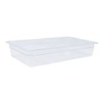 Cambro Full Size Camwear Food Pan, 4in x 21in x 12in, Clear