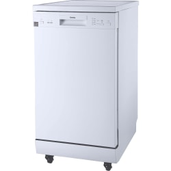 Danby 18in Portable Dishwasher - 18in - Portable - 8 Place Settings - 52 dB - White