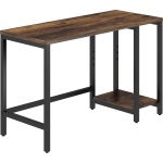 LYS SOHO Metal Frame Desk - Contemporary Style - 200 lb Capacity x 47.25in Table Top Width x 19.75in Table Top Depth x 1in Table Top Thickness - 29.50in Height - Assembly Required - Rustic Oak - High Pressure Laminate (HPL) - 1 Each