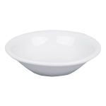 QM Fruit Bowls, 4 Oz, 5in, White/Air Force Logo, Pack Of 24 Bowls