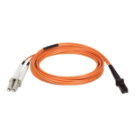 Eaton Tripp Lite Series Duplex Multimode 62.5/125 Fiber Patch Cable (MTRJ/LC), 3M (10 ft.) - Patch cable - MT-RJ multi-mode (M) to LC multi-mode (M) - 3 m - fiber optic - duplex - 62.5 / 125 micron - orange