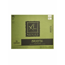 Canson XL Bristol Pad, 11in x 14in, 30% Recycled, Pad Of 25 Sheets