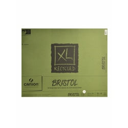 Canson XL Bristol Pad, 14in x 17in, 30% Recycled, Pad Of 25 Sheets