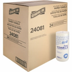 Tork Advanced 1-Ply Centerfeed Paper Paper Towels, 1000 Sheets Per Roll, Pack Of 6 Rolls